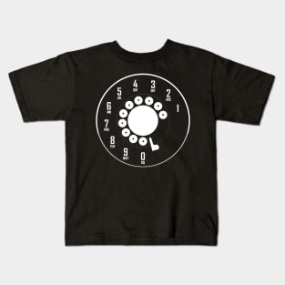 Vintage - Rotary Dial Kids T-Shirt